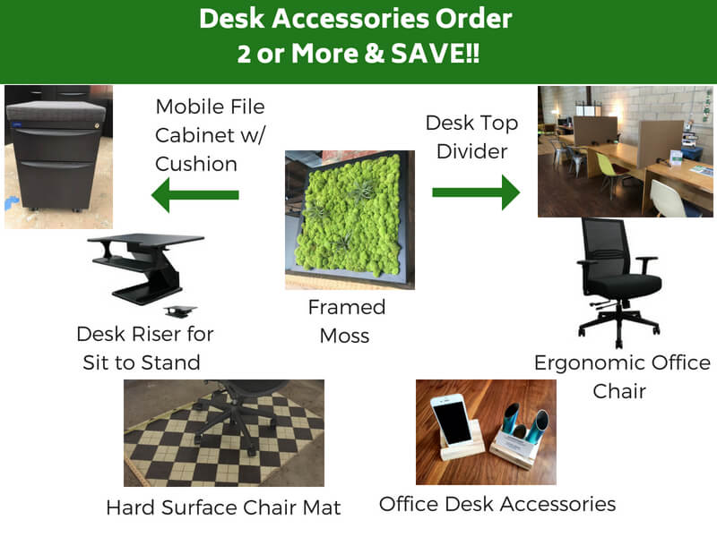 Office desk accessories  office chair mat desk mat
