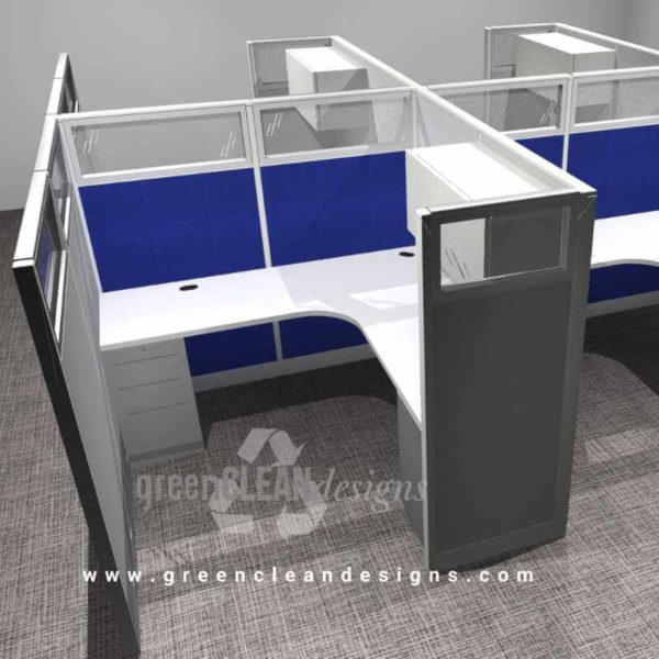 Glass Office Cubicles Cubicles With Glass 5435