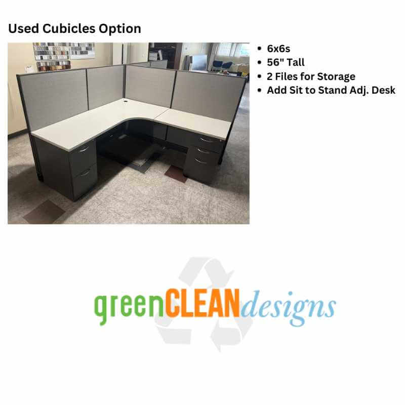 Used Cubicles in Grey grey greencleandesigns.com